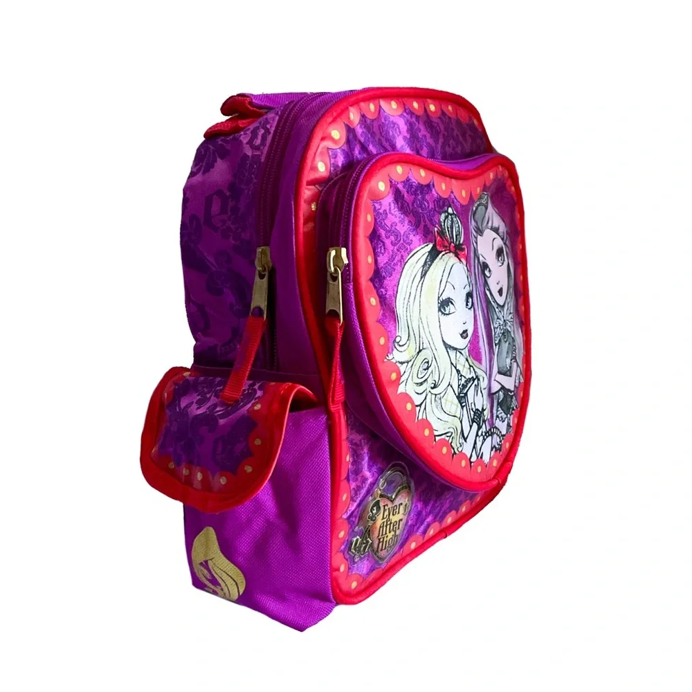 Ever After High 10" Backpack Toddler Kids Girls Small Book Bag Purple - Picture 4 of 4